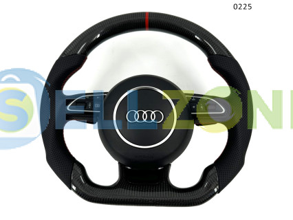 Εργονομικό σπορ carbon τιμόνι AUDI A3 A4 A5 A6 A7 A8 Q3 Q5 Q7 - 0225